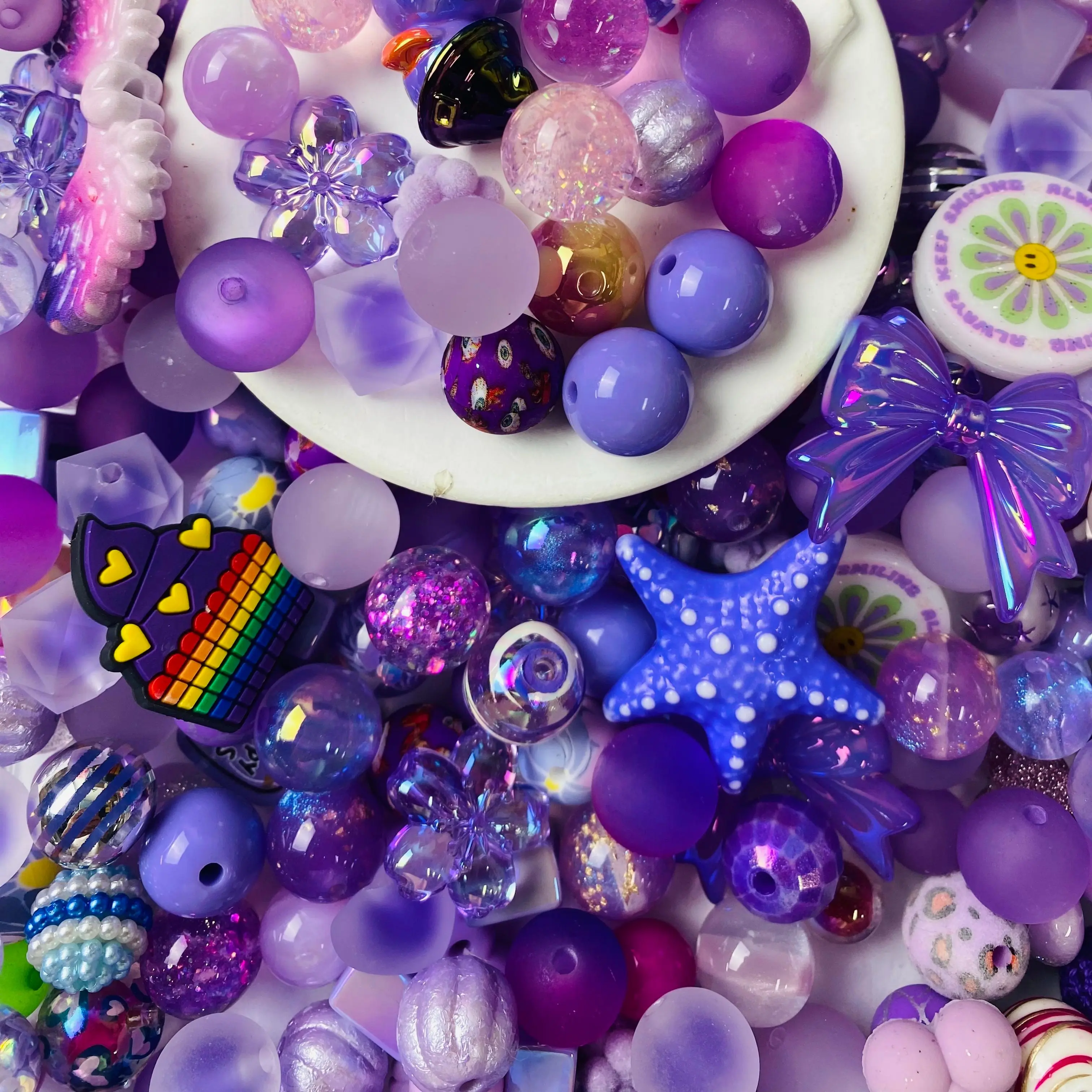 16MM U shining DIY  Colorful beads(MIX 20PCS)