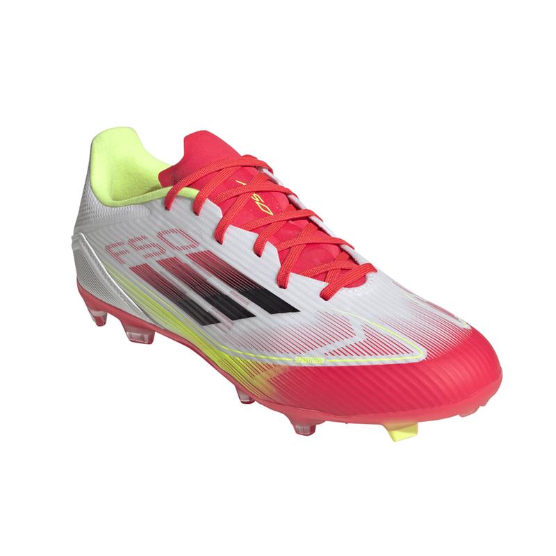 adidas Mens F50 League Firm GroundMulti Ground Soccer Cleats  - Pink, White, Yellow