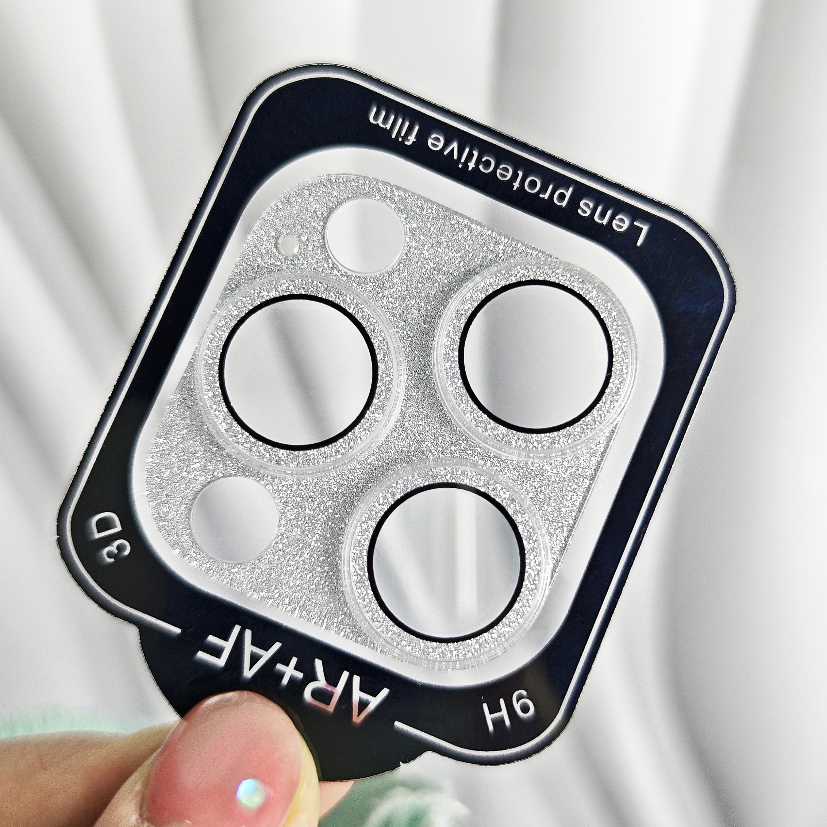 Pink Glitter Camera Lens Protector, Compatible Models: iPhone 17/16/15/14 Pro Max,  and Plus Series. Stylish iPhone 15 Plus Scratch-Resistant, Durable, High-Quality Camera Lens Protector