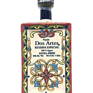 Tequila Dos Artes Reserva Especial Extra Anejo Collectible 1 Liter EMPTY BOTTLE Collectibles > Advertising > Food & Beverage > Distillery > Merchandise & Memorabilia > Bottles, Decanters & Jugs Drinkware Water Bottles Bottled Washable Reusable Tumblers