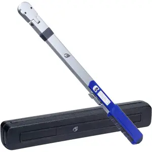 Split Beam Torque Wrench,3/8" for 20-100 ft-lb, Fine-adjustable, +-4% Accuracy, 32 , 15? Flex , CR-V steel,Heavy Duty Torque Wrench, DIY Repair.