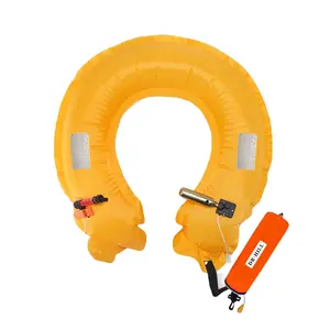 Drowning Rescue Pull-to-Inflate Life Ring - Instant Buoyancy for Fishing/Kayak Emergencies, Water Survival Tool | Outdoor Safety Essential, Boating Rescue Gear