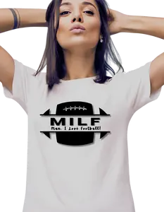'Man I Love Football' Softstyle Tshirt for Women, Football Season, Football Apparel, Womenswear, Graphic Tshirt, Funny Tshirt, Cotton Fit Casual