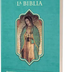 Biblia de América La Biblia Católica con Virgen de Guadalupe. Tamaño grande, edición letra grande / The Catholic Bible in Spanish with the Virgin of Guadalupe (Spanish Edition)