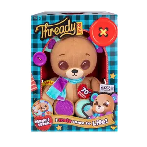Thready Bear: Interactive Fabric Teddy, Encourages Creative Thinking