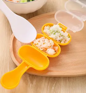 Shake-and-Make Rice Ball Mold, Fun Onigiri Maker, Food Safe Rice Baller for Toddlers, Easy Kitchen Tool for Homemade Bento & Baby Food