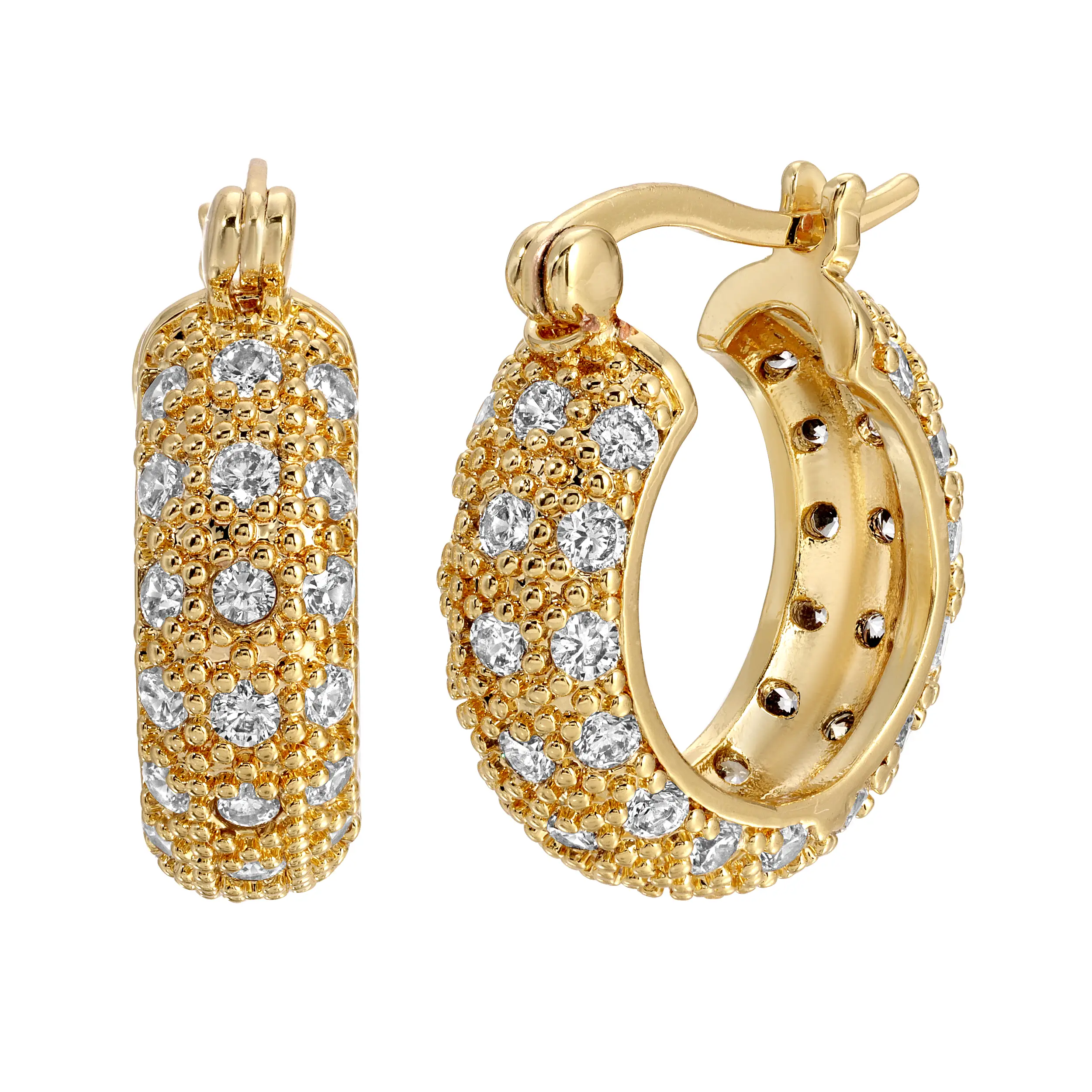 Spotlight Small Gold Hoop Earrings