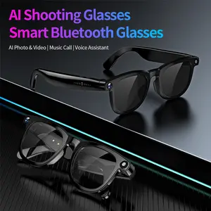 JS-01 Pro Smart Glasses Bluetooth Call Camera Video Recording with Black Tech Notification Wholesale