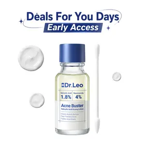 Dr.Leo Drying Lotion - Fast-Acting Salicylic Acid Powder Acne Spot & Body Treatment, Lightweight Exfoliant for Pimple Reduction, Dark Marks, Oil Control, Anti-Inflammation & Blemish Relief (20ml) #DealsForYouDays