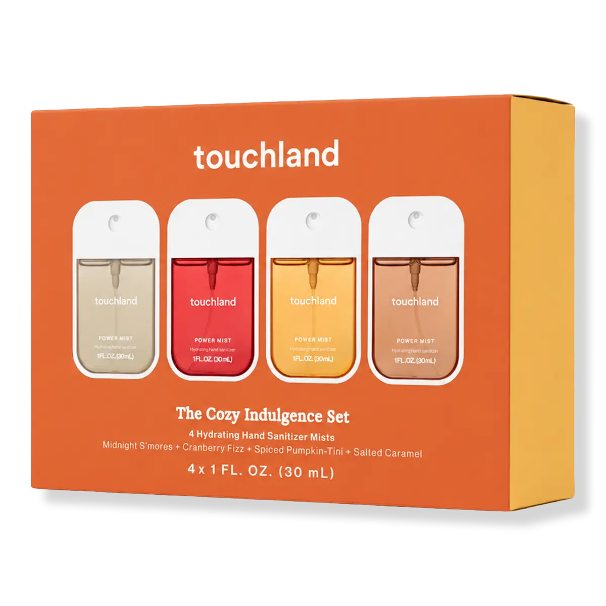 Touchland Special Edition Cozy Indulgence Hand Sanitizer 4-Set ($48 Value!) Touchland Special Edition Cozy Indulgence Hand Sanitizer 4-Set ($48 Value!)