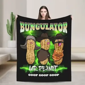 Goop Goop Goop Arc Raiders Game Blanket Fleece Decoration Breathable Super Warm Throw Blanket for Bedding Couch Rug Piece