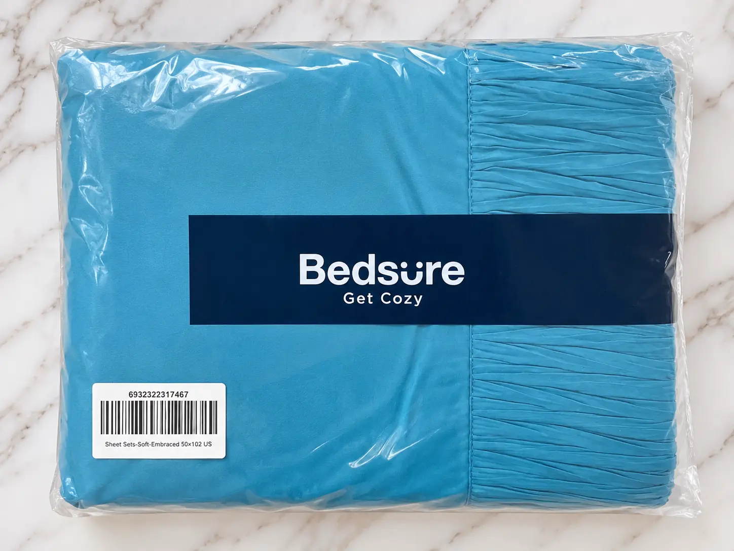 Queen Bedsure Blue Sheet Set Soft Bedding Set Brand New