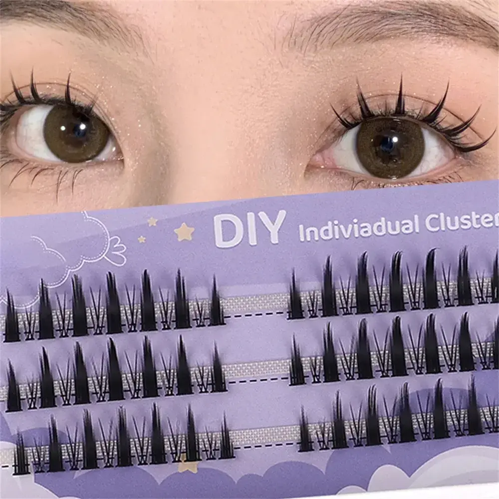 False Eyelashes Manga Lashes Individual Lashes Natural Thick Single Cluster Segmented Korean Makeup Cos Fake Eyelash Extensions 2026 New