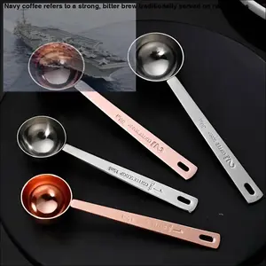 Copper Coffee Scoop Set Stainless Steel Measuring Spoon for Coffee