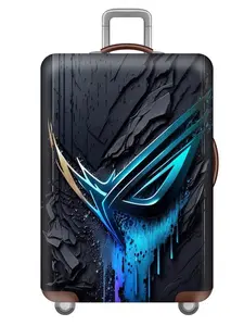 High Elastic Luggage Cover Protective Anti-Scratch Dustproof Suitcase Sleeve Durable Travel Accessory Fits 18-32 Inch Luggage for Airline & Road Trips