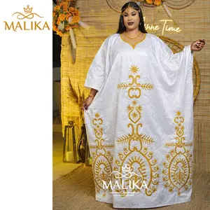 Pure White With Gold Guipure Perfume Bazin Boubou Robe First Quality Perfumed Basin Riche For African Senegal Luxury Noble Lady Evening Party Boubou Dress