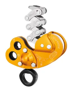 Petzl ZIGZAG® PLUS  Mechanical Prusik with high-efficiency swivel, for tree care  The ZIGZAG PLUS  mechanical Prusik allows the user to move around efficiently in a tree  using classic Prusik pulley system technique.