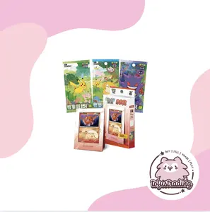 Pokémon OFFICIAL TCG CN: CHINESE Simplified Collect 151 First Partner Display Stand with Reverse Holo Card & Slim Packs