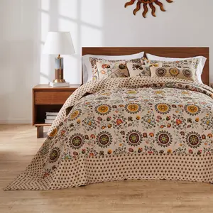 Greenland Home Fashions  Andorra GL-1304AJSK 3-Piece King/Cal King Bedspread Set, 120x118 Inch