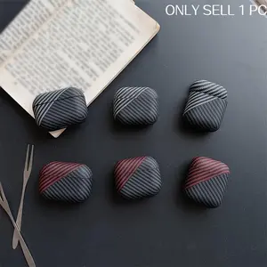 Carbon Fiber Color Striped Earphone Protective Cover Headphone Storage Suitable for Airpods Pro Headphone Case Airpods4/3 Third Generation Apple Headphone Shell AirPods1/2 No Cover Pro2 Second Generation Headphone Box Protection