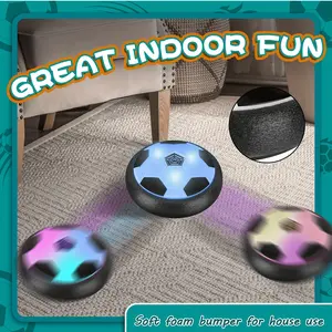 Children Boys Girls Indoor Electric Hover Football Toy, Air Suspension Multiplayer Interactive Soccer, Stress Relief Sports Toy (requires Aaa Batteries)