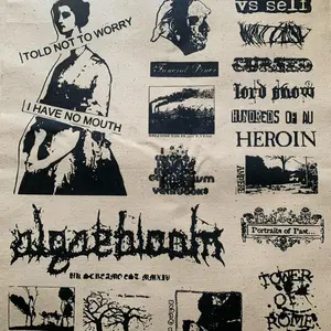 Screamo patches sheet Screamo patches sheet
