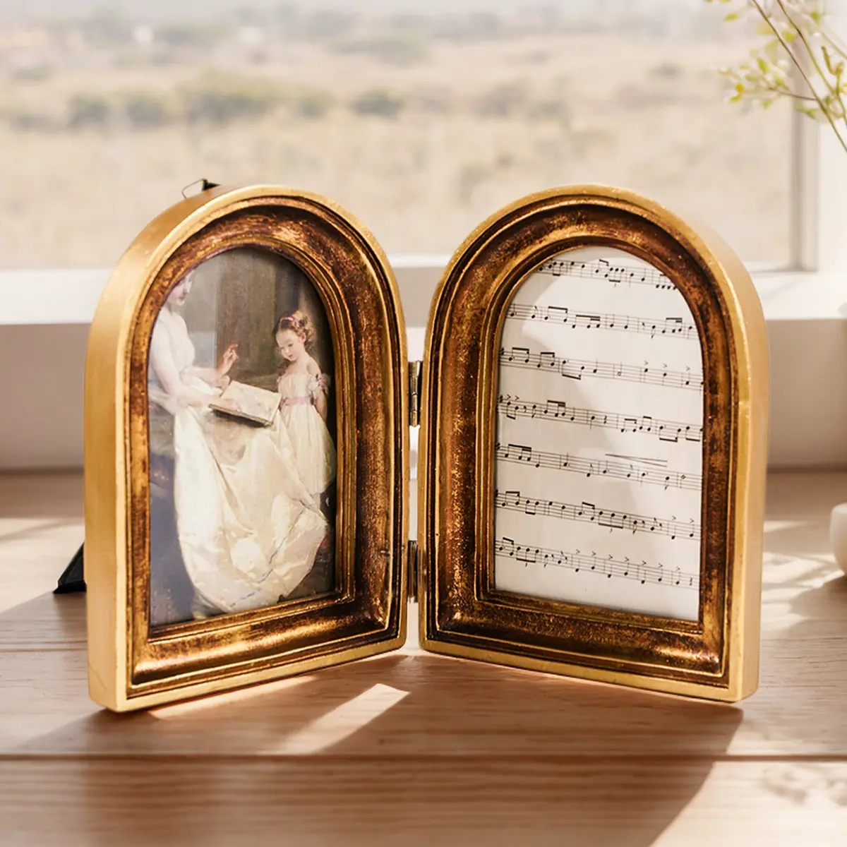 Vintage Photo Frame, European Style Decorative Picture Frame, Home Desktop Decoration, Ideal for Photography Props, Home Decor Accessory