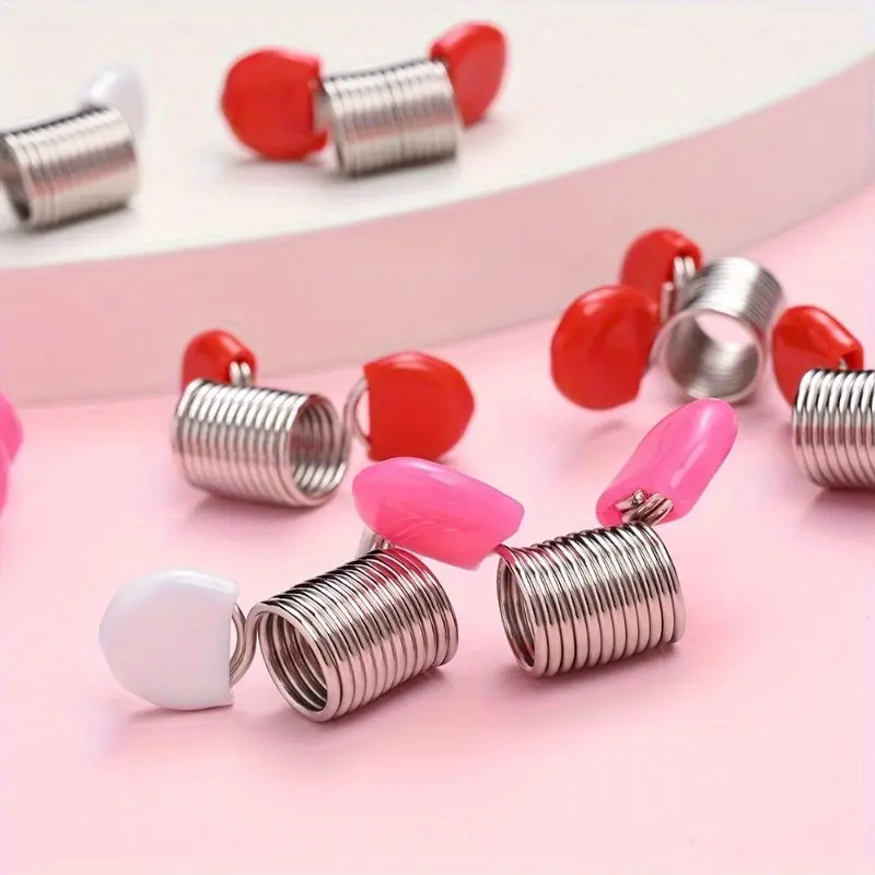 5pcs Bead Stoppers with Springs for DIY Jewelry Craft Beading Supplies To Prevent Beads From Falling Off