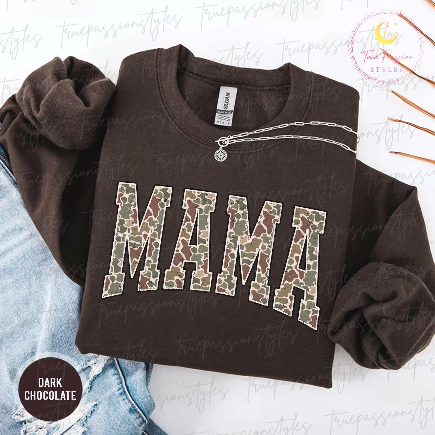 Camouflage Mama Sweatshirt, Mothers Day Gift For Mom, Mom Gifts, Hunting Mama Shirt, New Mom Gift, Camo Hunting Mom Long