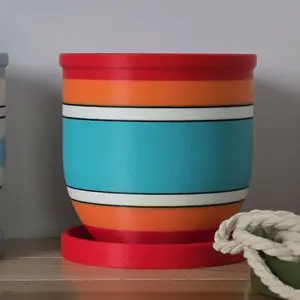 indoor planter pot with drip tray
