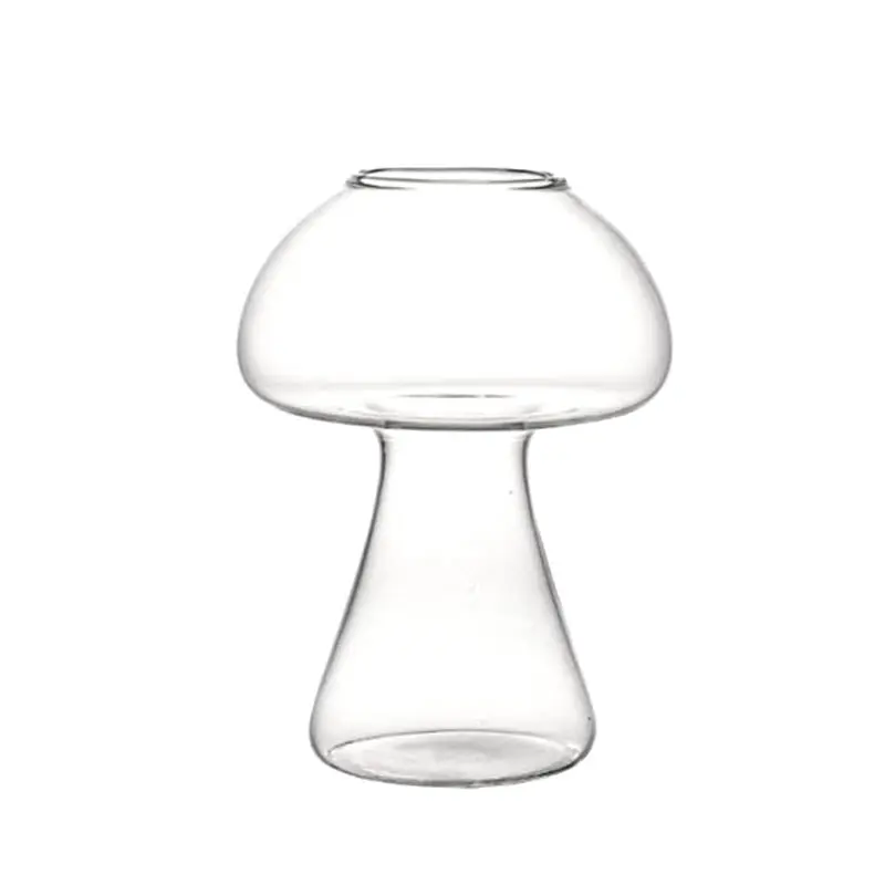 BarConic® 9 oz. Mushroom Cocktail Glass - Kitchen Mushroom Glassware, Premium Drinkware for Home Bar Use, Mushroom Glass Glasses