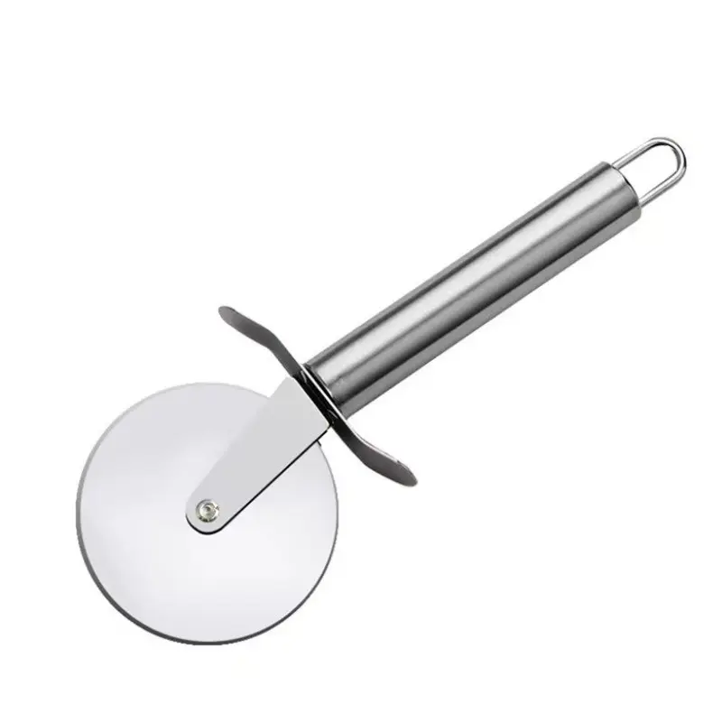 Premium Pizza Cutter Wheel Slicer, Ultra-Sharp Pizza Knife and Serrated Scraper, Stainless Steel Handle, Multi-Use Kitchenware Cutting Tool, Kitchen Gadgets, Dishwasher Safe