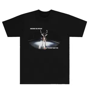 Sometimes The Spotlight Deer In Headlights T-Shirt, Introvert Funny Meme Buck Graphic Tee