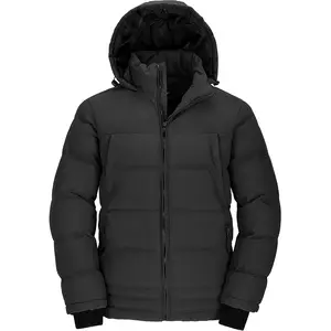 Wantdo Men'S Thicken Puffer Jacket Padded Waterproof Warm Winter Coat with Hood wantdo