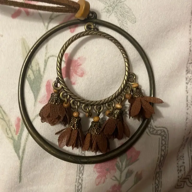 70s Hippy Vintage Indian Indie-Inspired Costume Necklace Jewelry