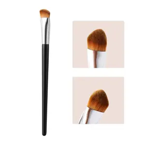 Concealer Brush Triangle Under Eye Makeup Small Foundation Brush Precise Coverage Dark Circles Face Contour Blending Brush Angled Design