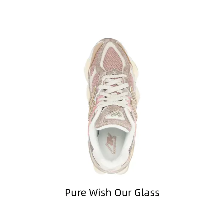 Soft Pastel Pink Retro Athletic Trainers Plush Fuzzy Suede Breathable Hollow Mesh Upper Dual Color Layered Foam Platform Outsole Cute Daily Athleisure Footwear