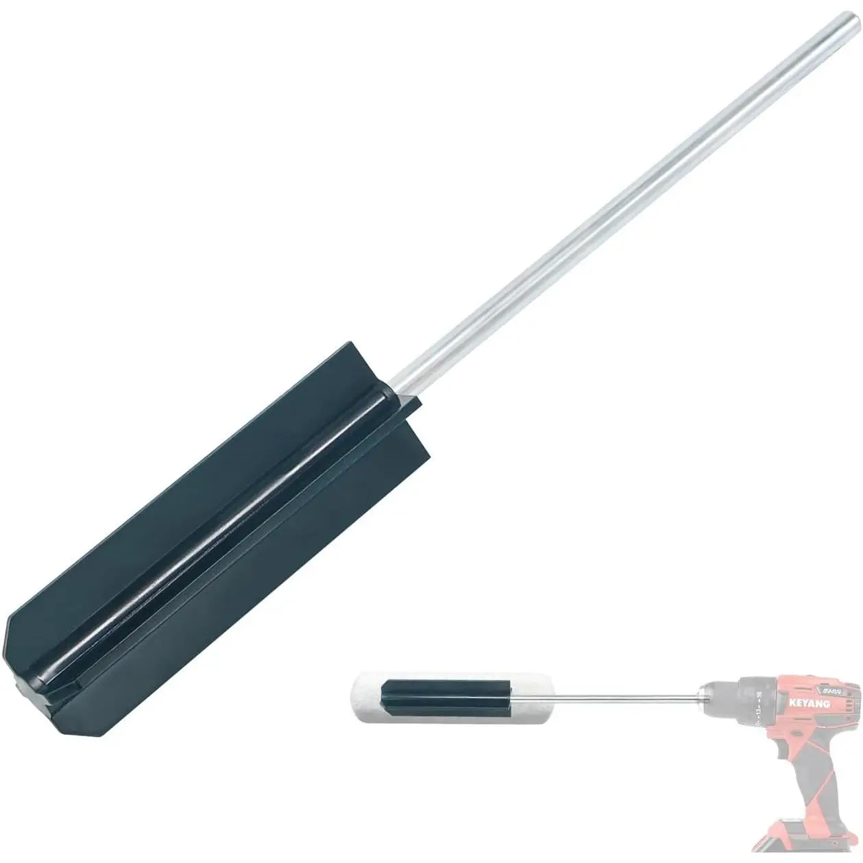 Roller Cleaner Dryer Washer Cleaning Tool for  Rollers, Fit 9'' to 18''  Roller, Drill Driver Attachment Device-1 Pack