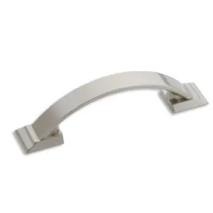 212 MAIN Amerock Candler 3 in. Door Pull - Satin Nickel Finish, Transitional Look