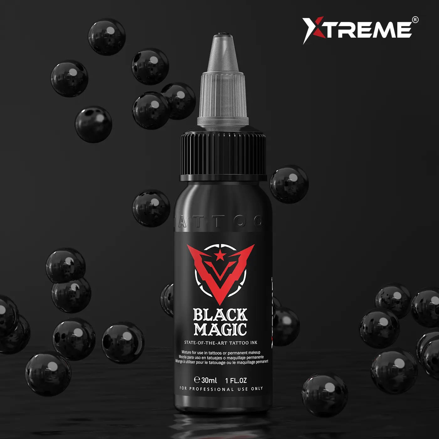 XTREME Ink GO2 Black & Black Magic Body Art Cosmetic - Highly Concentrated,  Smooth Application, Sterile, Vegan, Safe, 1 oz Bottle, All Skin Types  Halloween Body Makeup - TikTok Shop