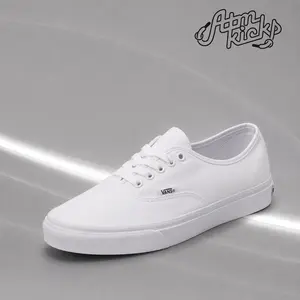 Vans Authentic True White VN000EE3W00 Authentic Shoes Footwear Sneaker Trainer Comfortable Walking Fashion Trending Gift