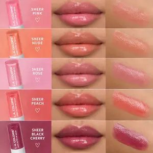 5-pc Lip Butter Balm Set - Moisturizing Sheer Tint Lip Butters for Soft & Smooth Lips LA Colors