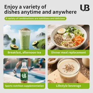 UniBotany Kale + Chia Superfood Drink Mix | Freeze-Dried Green Juice Powder Retains More Nutrients | Vegan Plant Protein Meal Replacement | High Fiber Detox Smoothie for Daily Energy & Gut Health | Easy to Mix On-the-Go Nutrition