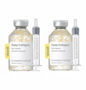 [Sungboon] 2 Piece-Silk Lifting Peptide Ampoule |Wrinkle Care HU | Face-Lift at Homeserum with Peptides & Deep Collagen |Plumping, Smooth, Anti aging Korean Skincare (30ml)
