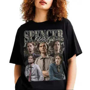 Personalize SPENCER REID Vintage Shirt - Spencer Reid Criminal Minds Bootleg 90s Retro T-Shirt