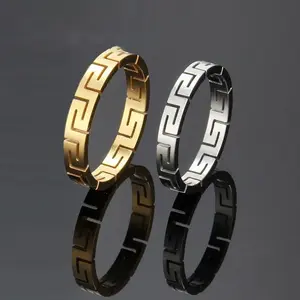 Delicate Creative The Great Wall Rings Simple Geometric Couple Ring for Women Men Jewelry Decoration Accessories Gifts