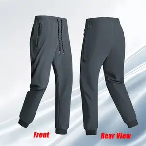 Men'S Solid Loose Minimalist Relaxed Sweatpants, Versatile Year-Round Sports Trousers, Ideal For Autumn-Winter Sweats,Solid Fashion Sweatpants,Fashionable Jogger Sweatpants,Casual Sport Sweatpants,Gray Sweatpants Season,Loose Casual Sweatpants