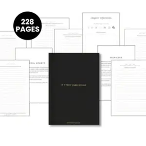 If I Truly Knew Myself: A Guided Journal for Self-Discovery & Coming Home to Your Authentic Self, Self Improvement Journal