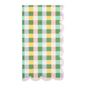 Hopscotch Gingham Dinner Napkin