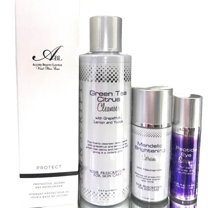 Skin Scripts Mandelic Brightening Serum with Niacinamide, BioFense & Dendriclear for Reducing Pigmentation, Exfoliation & Improved Complexion - Comfort